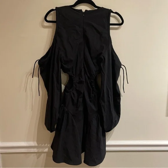 Revolve BARDOT NWT Apollo Fit & Flare Cutout Mini Dress Black Size Small - Picture 7 of 10